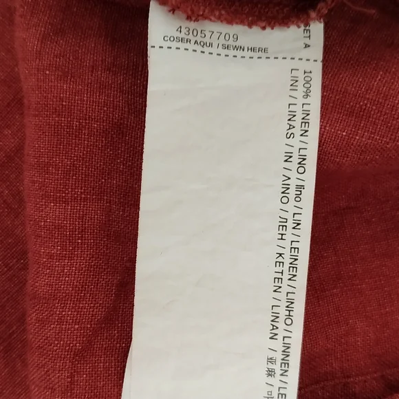 Mango linen sleeveless button front blouse - Picture 8 of 10